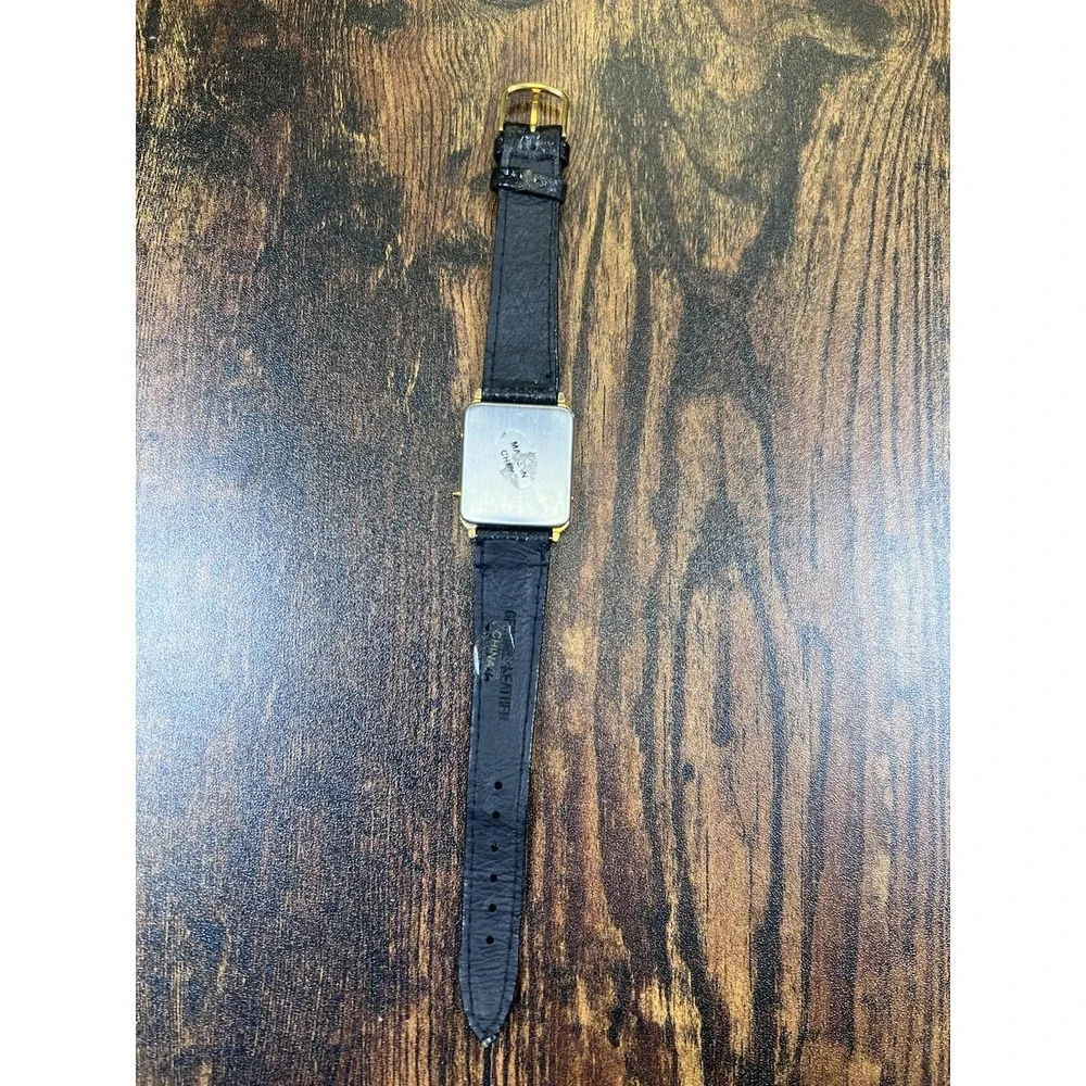 VTG Kingsley Digital & Analog Women's Watch Gold Tone Rectangle Needs Battery